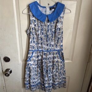 Retrolicious Mushroom Dress Size Medium Retro Sleeveless